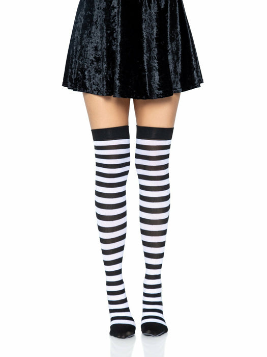 EAN 0714718005836 - Leg Avenue 6005_00722 pantis y media Negro, Blanco imagen 5