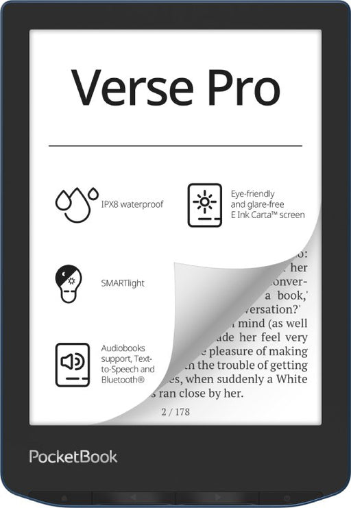 EAN 7640152094965 - PocketBook Verse Pro lectore de e-book Pantalla táctil 16 GB Wifi Negro, Azul imagen 1
