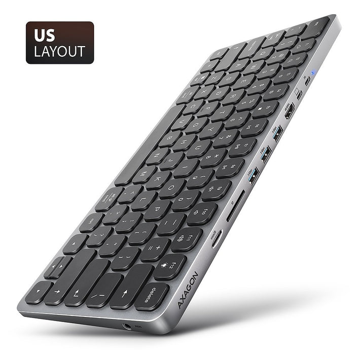EAN 8595247908087 - Axagon HMC-KB-US base para portátil y replicador de puertos Alámbrico USB 3.2 Gen 1 (3.1 Gen 1) Type-C Gr imagen 2
