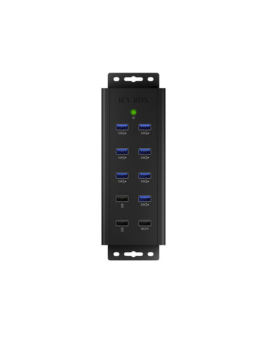 EAN 4250078166849 - ICY BOX IB-HUB1703-QC3 USB 3.2 Gen 1 (3.1 Gen 1) Type-B 5000 Mbit/s Negro imagen 4