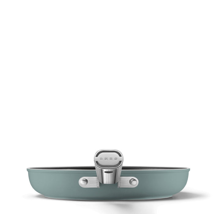 Smeg Fpf2802egm Bratpfanne, 28 Cm, Keramik, Edelstahlgriff, Smaragdgrün