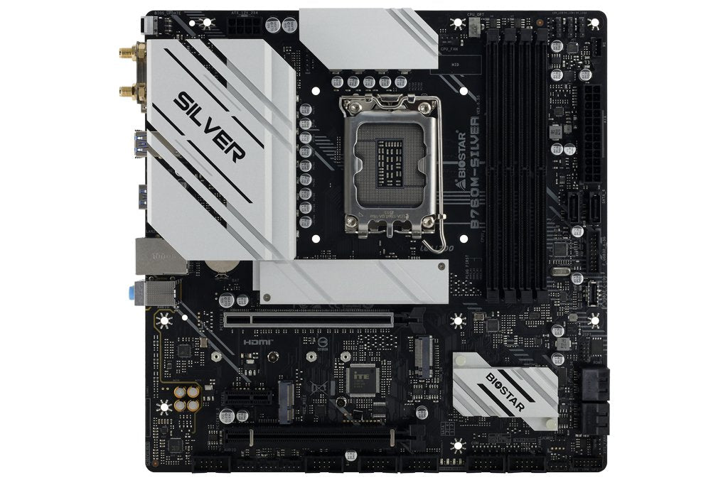 EAN 4712960686694 - Biostar B760M-SILVER placa base Intel B760 LGA 1700 micro ATX imagen 1