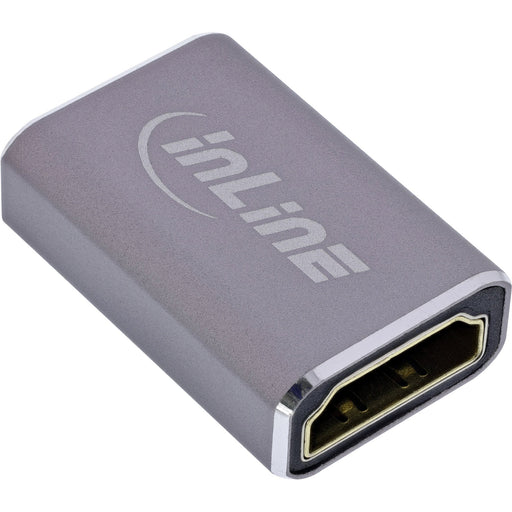 EAN 4043718338184 - InLine 17991A cambiador de género para cable HDMI A Gris imagen 2