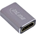 EAN 4043718338184 - InLine 17991A cambiador de género para cable HDMI A Gris imagen 2