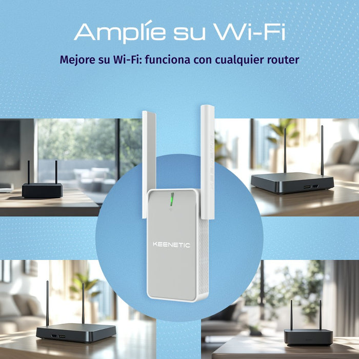EAN 4897082922063 - Keenetic Buddy 4 (KN-3211) Repetidor de red Blanco, Gris 100 Mbit/s imagen 3