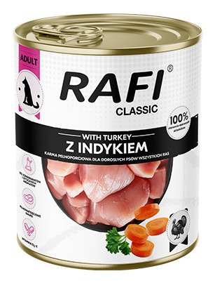 Rafi Classic Z Indykiem Para Perro 800g