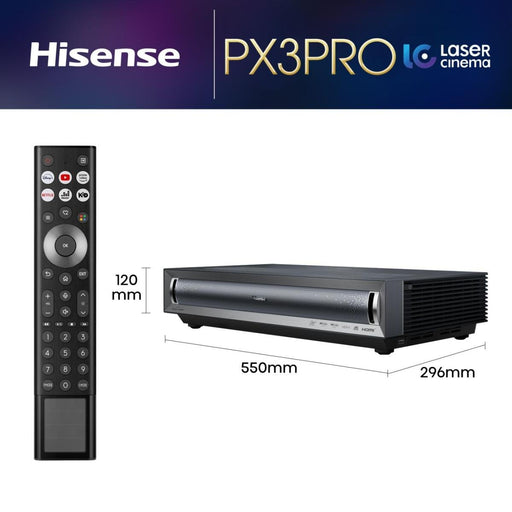 EAN 6942351408262 - Hisense PX3-PRO Proyector de alcance ultracorto 2700 lúmenes ANSI DLP UHD 4K (3840x2160) Negro, Gris Oscu imagen 2