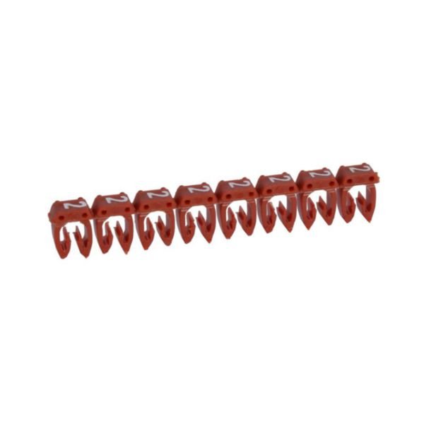 Legrand 038212 Kennzeichnungssystem Cab3 0,5-1,5qmm Ziffer:2 Rot