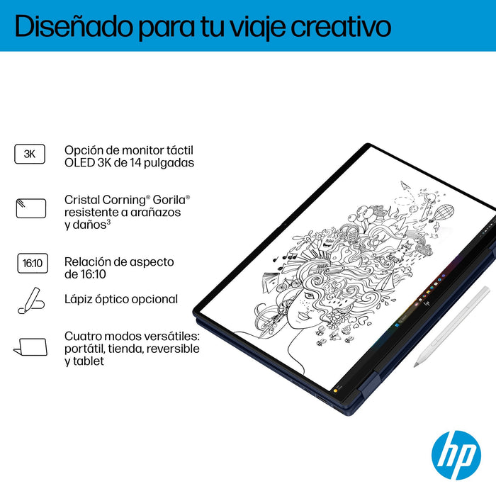 Portátil Hp 14 Fm0010ns 14"U7 258v 32gb Ssd 1tb