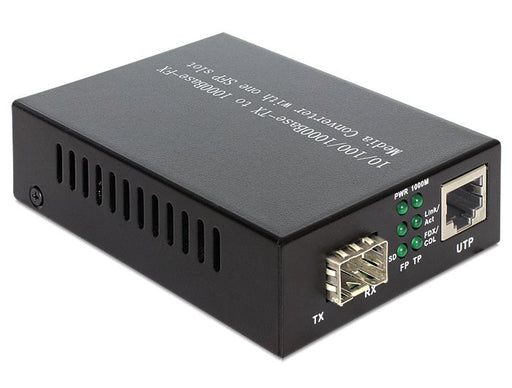 EAN 4043619862207 - DeLOCK Media Converter 1000Base-T to SFP convertidor de medio 1000 Mbit/s Negro imagen 1