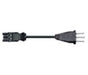 EAN 4016514023592 - Bachmann GST18 3m Negro Enchufe tipo J imagen 1