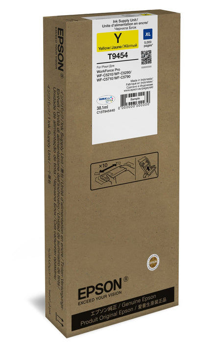 EAN 8715946645377 - Epson C13T945440 cartucho de tinta 1 pieza(s) Original Alto rendimiento (XL) Amarillo imagen 1