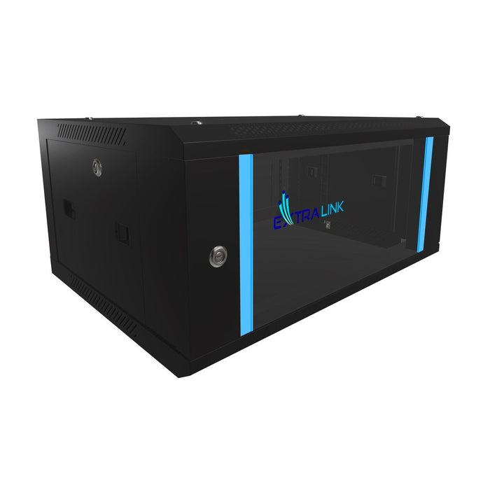 EAN 5902560362886 - Extralink 4U 600X450 WALL-MOUNTED RACKMOUNT CABINET BLACK Bastidor de pared imagen 4