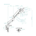EAN 8433281016484 - TooQ DB1733TNR-B soporte para monitor 81,3 cm (32") Escritorio Negro imagen 7