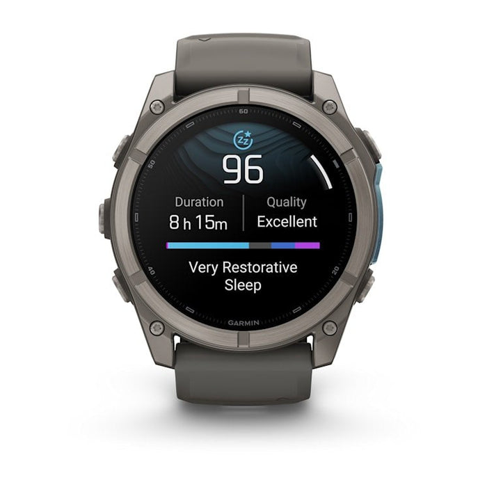 Fenix 9 51mm, Amoled, Pebble Gray, Bare Ti,Emea/Aus/Afr