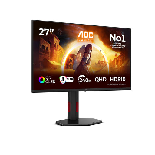 EAN 4038986183130 - AOC G4 Q27G4ZDRAD pantalla para PC 67,3 cm (26.5") 2560 x 1440 Pixeles Negro, Rojo imagen 2