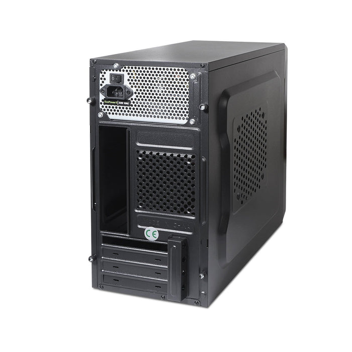 EAN 8433281007253 - TooQ TQC-4735U3C-B carcasa de ordenador Mini Tower Negro 500 W imagen 3