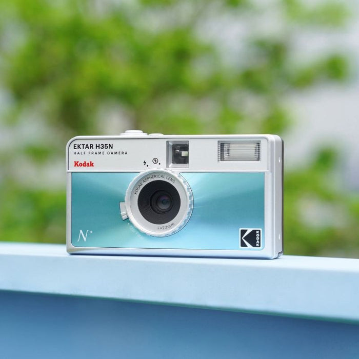 Kodak Ektar H35n Hf Film Camera Analogcamara-Set Con Kodak Ultramax, Blue