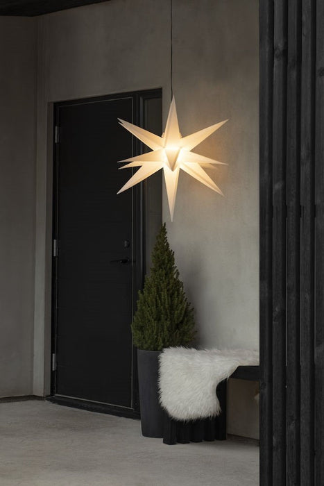 Konstsmide 5971-200 Weihnachtsstern Stern Blanco Cálido Led Blanco Eek G A