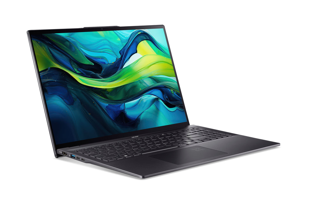 Portátil Acer Sf16-51-754e Intel Core Ultra7-258v 16" Oled 32gb 1tb Pc Copilot+ W11h Negro