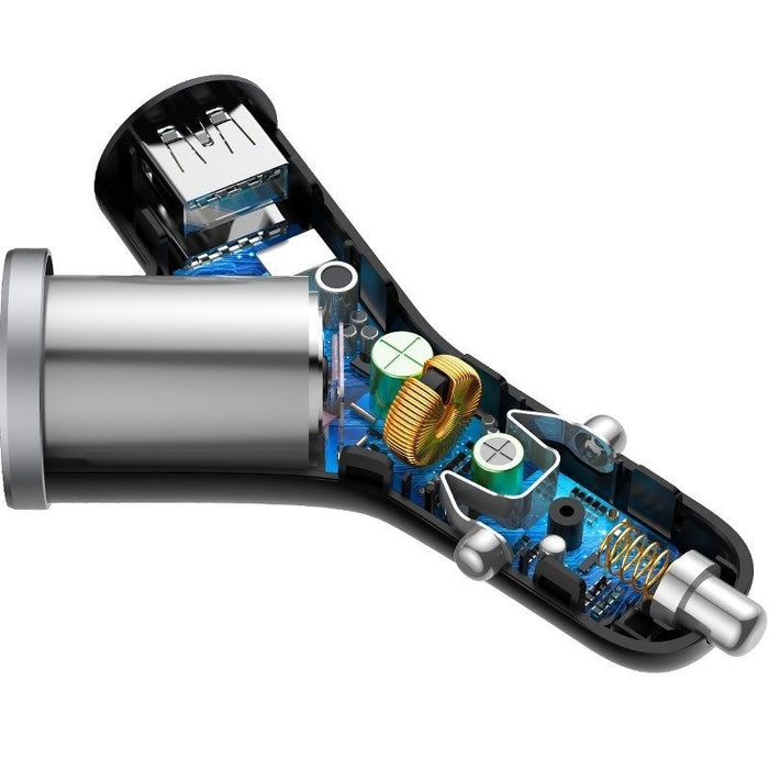 EAN 6953156280250 - Baseus CCALL-YX01 cargador de dispositivo móvil Universal Negro Encendedor de cigarrillos Auto imagen 6