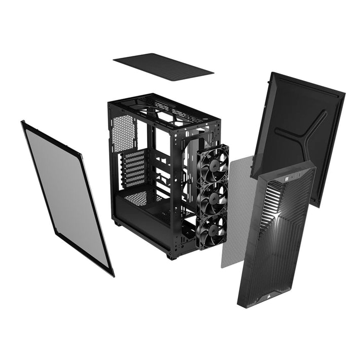 Caja Pc Corsair 3200d Rs Mid-Tower Performance Smoke Cc-9011336-Ww