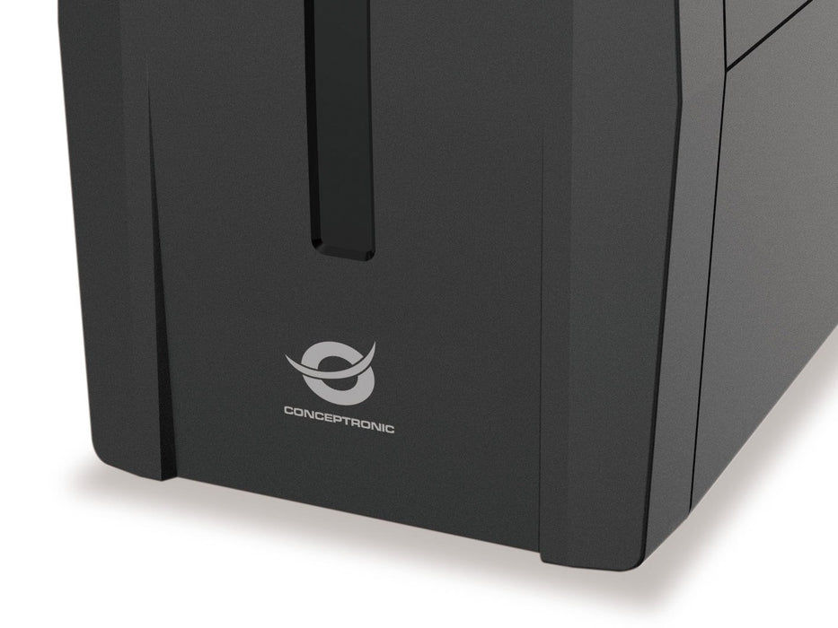 EAN 4015867241431 - Conceptronic ZEUS01G sistema de alimentación ininterrumpida (UPS) Línea interactiva 0,65 kVA 360 W 2 sali imagen 4