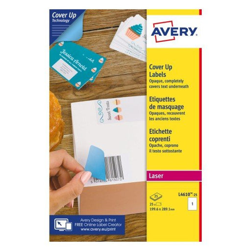 EAN 5014702139918 - Avery L4610-25 etiqueta autoadhesiva Rectángulo Permanente Blanco 25 pieza(s) imagen 2