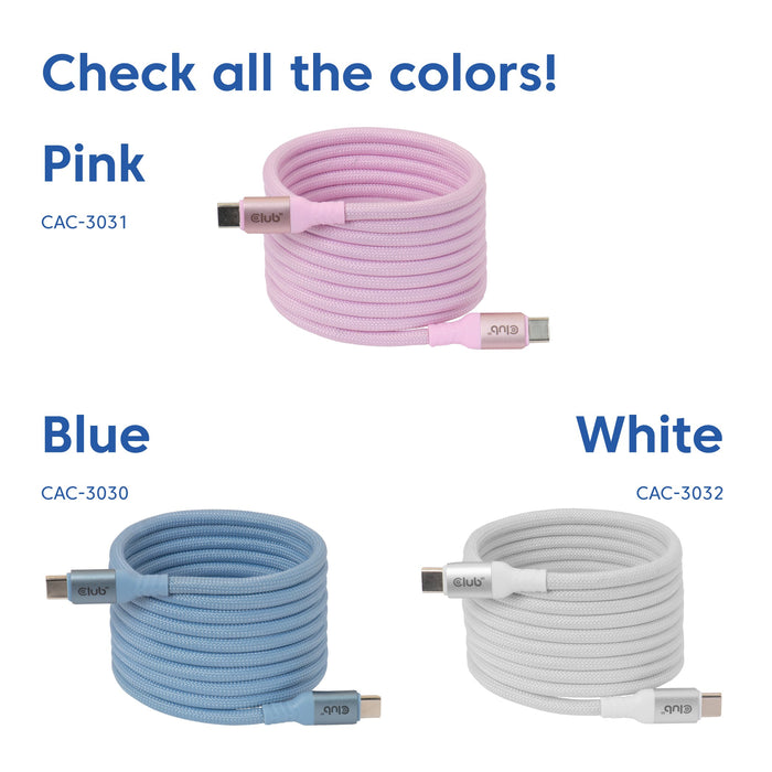 EAN 8719214473600 - CLUB3D CAC-3031 cable USB USB 2.0 2 m USB C Rosa imagen 4