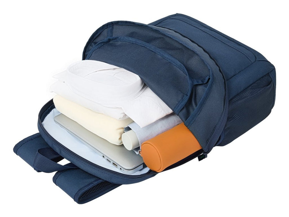 EAN 4260709015576 - Rivacase Gremio mochila City backpack Azul Poliéster, Tereftalato de polietileno reciclado (rPET) imagen 7