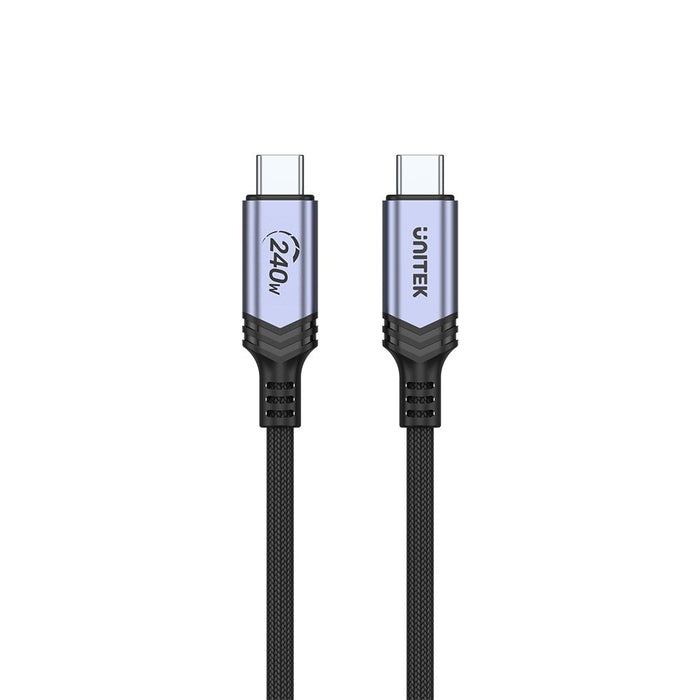 EAN 4894160048523 - UNITEK C14110GY-2M cable USB USB 3.2 Gen 1 (3.1 Gen 1) USB C Negro imagen 3