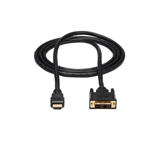 Startech.Com Cable Adaptador Hdmi A Dvi-D De 1 8m Macho A Macho Cable Adaptador Hdmi Macho A Dvi-D Macho Negro Para P/N: Dk31c3hdpd Dk31c3hdpdue Mdp2hdec St121hd20fxa Vid2hdcon2 Vs424hd4k60