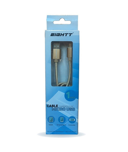 EAN 8425402170878 - Eightt ECM-1G cable USB USB 2.0 1 m USB A Micro-USB B Oro imagen 2