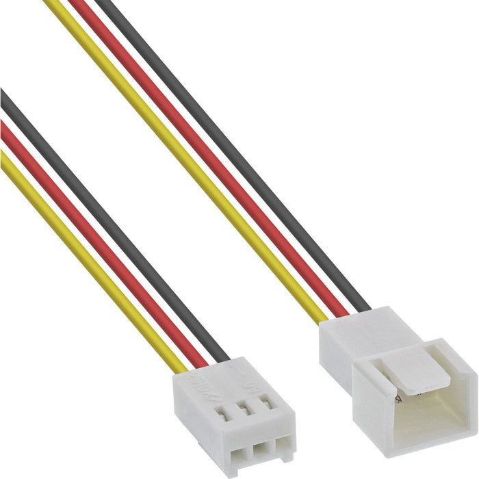 Inline® Extensión Cable Ventilador 3pin Molex Male/Female Medida 2m