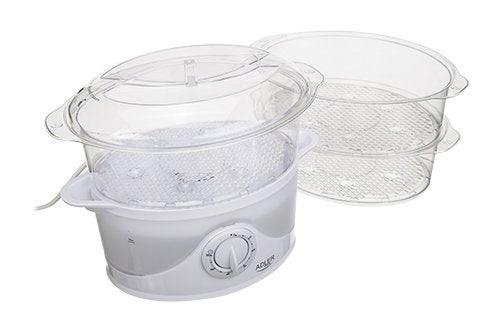 EAN 5901436590316 - Adler AD 633 vaporizador 3 cesta(s) Independiente 800 W Blanco imagen 2