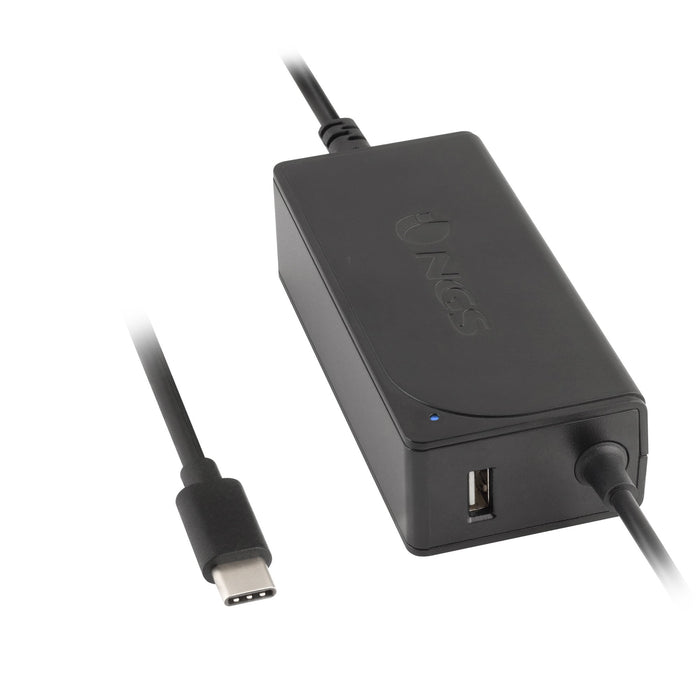 EAN 8435430623116 - NGS W-65W TYPE C adaptador e inversor de corriente Interior Negro imagen 1