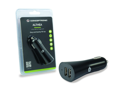 EAN 8714909027250 - Conceptronic CUSBCAR4A Cámara digital, GPS, MP3, Smartphone, Tableta Negro Encendedor de cigarrillos Auto imagen 2