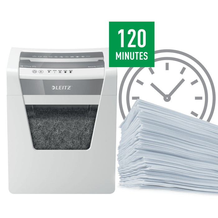 EAN 4002432118953 - Leitz 80020000 triturador de papel Microcorte 55 dB 22,3 cm Blanco imagen 4