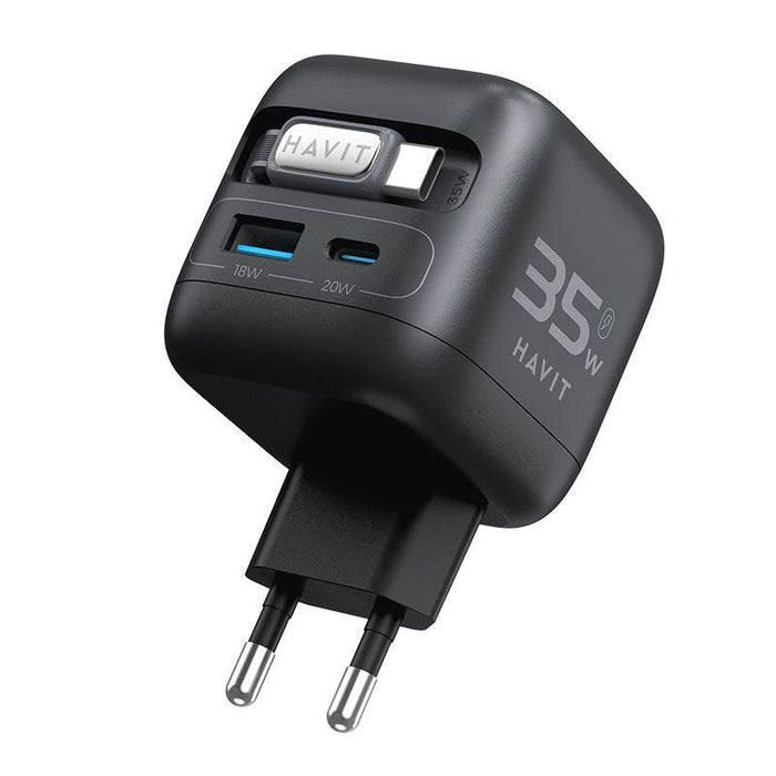 EAN 6939119037550 - Havit UC250 A-EU cargador de dispositivo móvil Lector de libros electrónicos, Auriculares, Teléfono móvil imagen 2