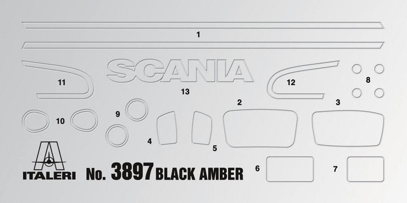 Italeri Italeri Scania R730 Black Amber