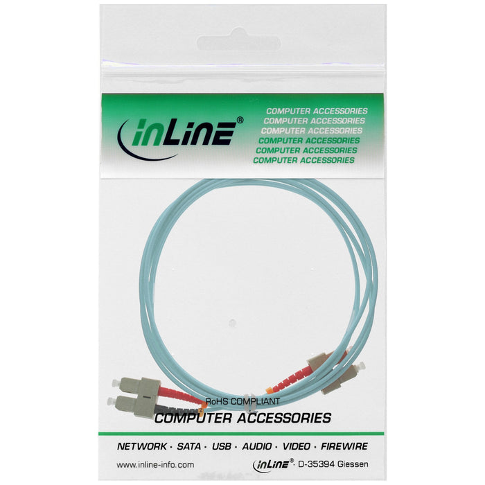 Cable Duplex De Fibra Óptica Inline Sc/Sc 50/125?M Om3 5m