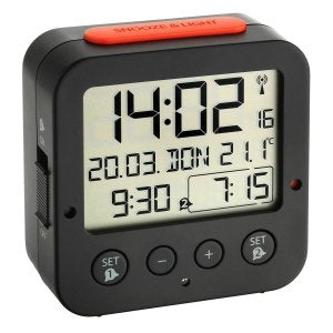 EAN 4009816026156 - TFA-Dostmann 60.2528.01 despertador Reloj despertador digital Negro imagen 1