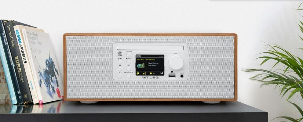 EAN 3700460208431 - Muse M-695 DBTW Personal Digital Blanco, Madera imagen 2