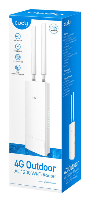 EAN 6971690792848 - Cudy LT500 router inalámbrico Ethernet rápido Doble banda (2,4 GHz / 5 GHz) 4G Blanco imagen 5