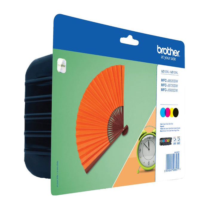 EAN 3609740137464 - Brother LC-129XLVALBP cartucho de tinta 4 pieza(s) Original Negro, Cian, Granate, Amarillo imagen 1