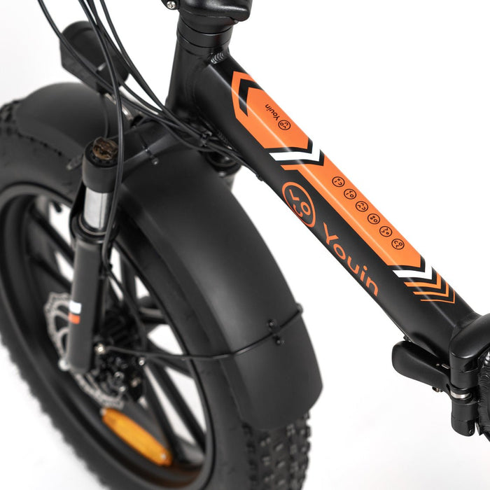 EAN 8436606900314 - Youin BK1201 bicicleta eléctrica Negro, Naranja Aluminio 20 50,8 cm (20") 27 kg imagen 5