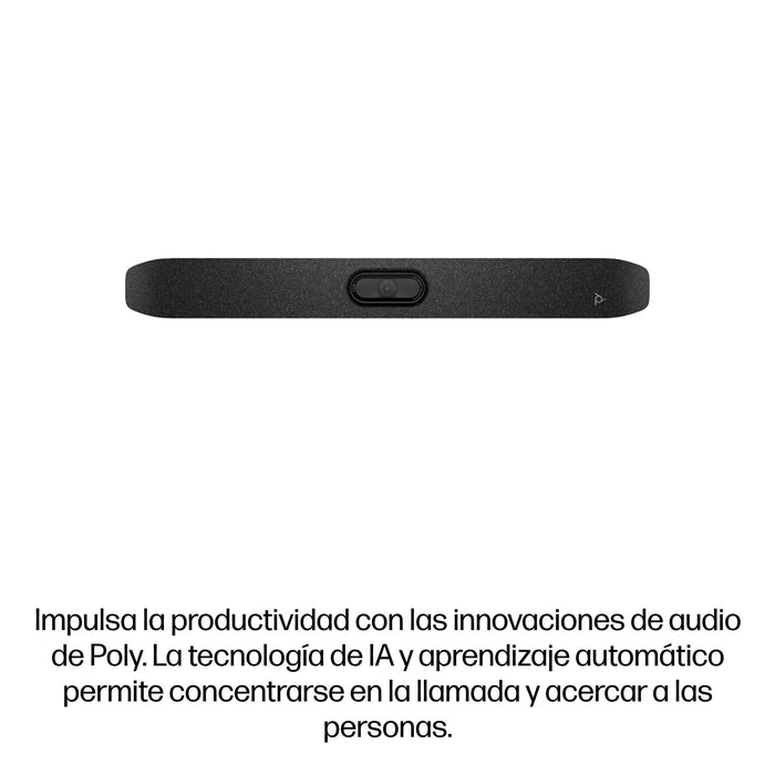 Hp Poly Studio V12 Barra De Vídeo Con Usb Certificado Para Equipos De Microsoft Certificado Por Zoom Blanco Power Adapter Not Included
