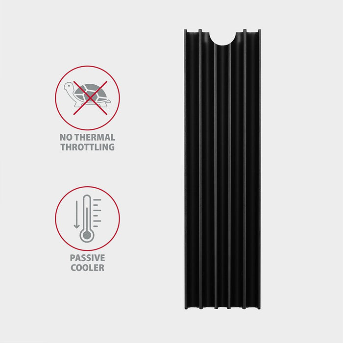 EAN 8595247905550 - Axagon CLR-M2L10 sistema de refrigeración para ordenador M.2 NVMe SSD, Unidad de estado sólido Disipador  imagen 4
