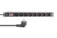 EAN 4016032481959 - Digitus DN-95402-1-FR unidad de distribución de energía (PDU) 8 salidas AC 1U imagen 3