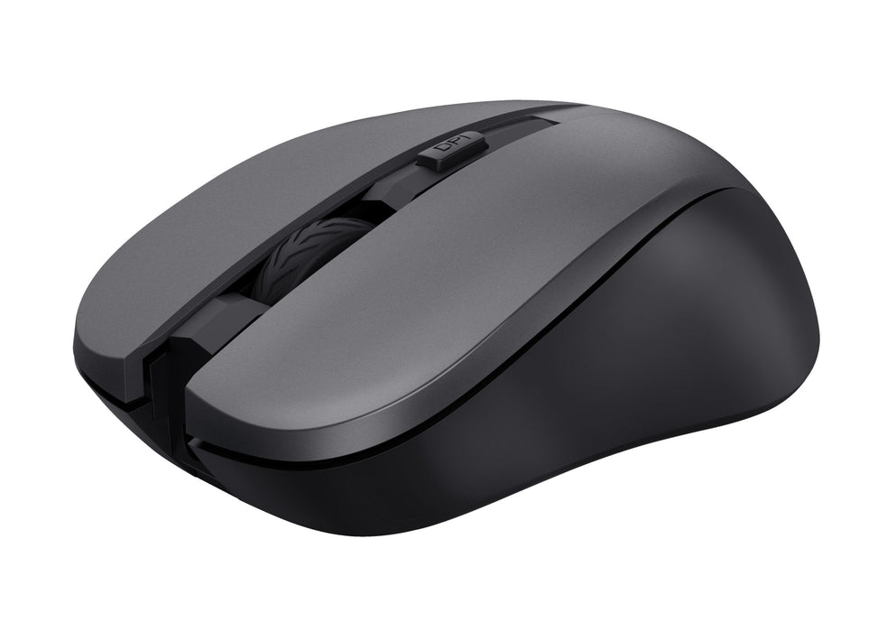 Trust Trezo Komfortables Set Aus Cableloser Tastatur Und Raton - Schwarz Ch